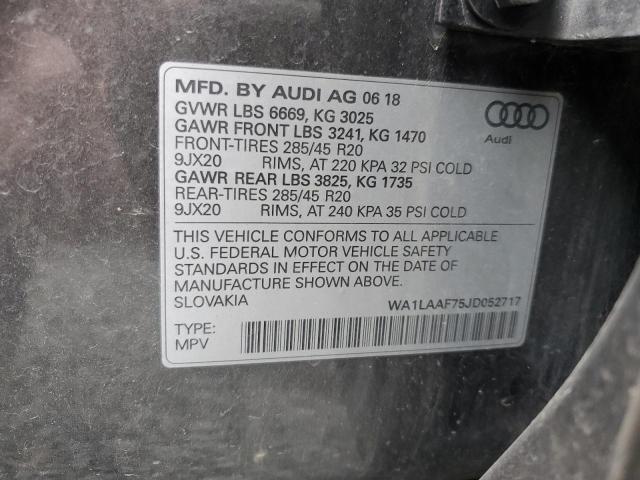 Photo 12 VIN: WA1LAAF75JD052717 - AUDI Q7 