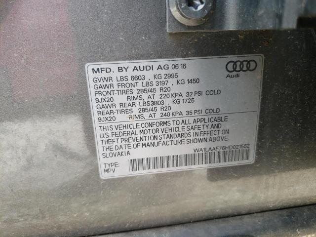 Photo 12 VIN: WA1LAAF76HD021552 - AUDI Q7 