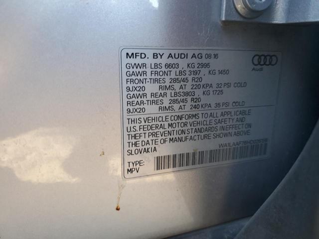 Photo 11 VIN: WA1LAAF76HD026198 - AUDI Q7 