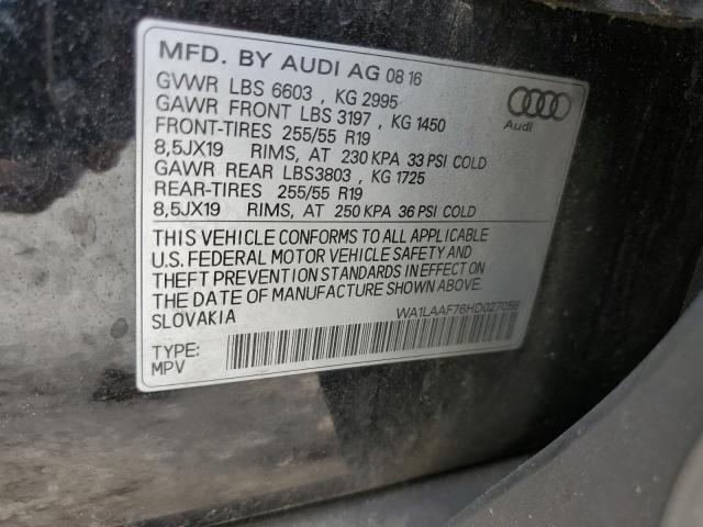 Photo 12 VIN: WA1LAAF76HD027058 - AUDI Q7 PREMIUM 