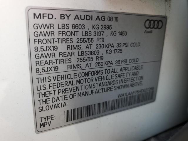 Photo 12 VIN: WA1LAAF76HD027268 - AUDI Q7 