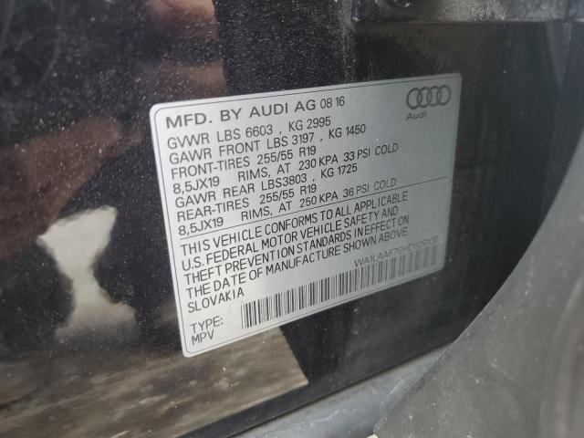 Photo 12 VIN: WA1LAAF76HD028100 - AUDI Q7 PREMIUM 