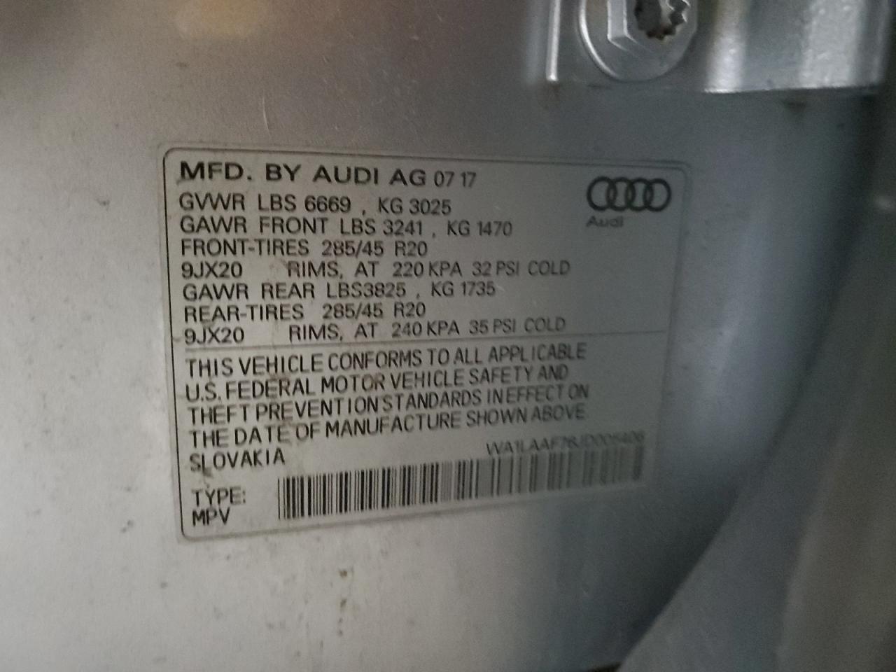 Photo 11 VIN: WA1LAAF76JD005406 - AUDI Q7 