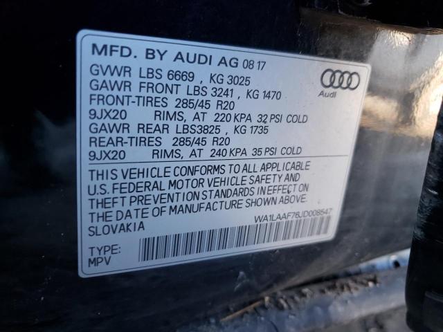 Photo 12 VIN: WA1LAAF76JD008547 - AUDI Q7 