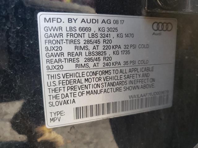 Photo 13 VIN: WA1LAAF76JD009679 - AUDI Q7 