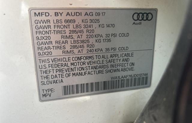 Photo 9 VIN: WA1LAAF76JD012744 - AUDI Q7 