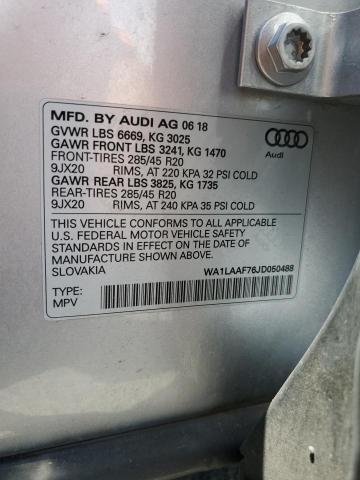 Photo 13 VIN: WA1LAAF76JD050488 - AUDI Q7 