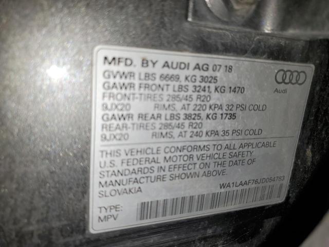 Photo 12 VIN: WA1LAAF76JD054783 - AUDI Q7 