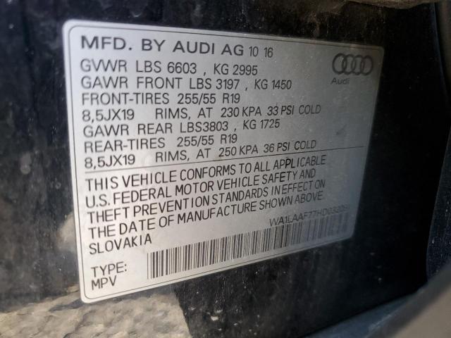 Photo 12 VIN: WA1LAAF77HD032091 - AUDI Q7 