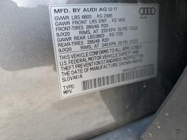 Photo 13 VIN: WA1LAAF77HD044984 - AUDI Q7 