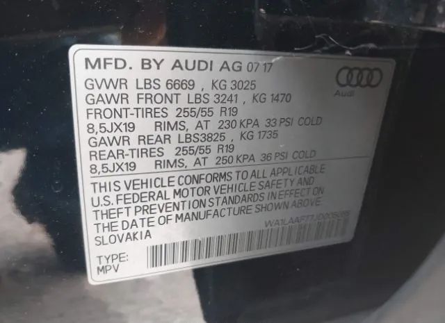 Photo 8 VIN: WA1LAAF77JD005088 - AUDI Q7 