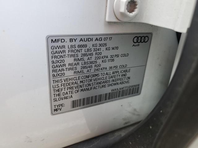 Photo 12 VIN: WA1LAAF77JD005818 - AUDI Q7 PREMIUM 