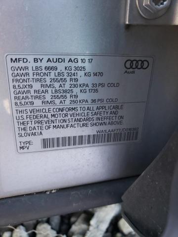 Photo 12 VIN: WA1LAAF77JD016382 - AUDI Q7 