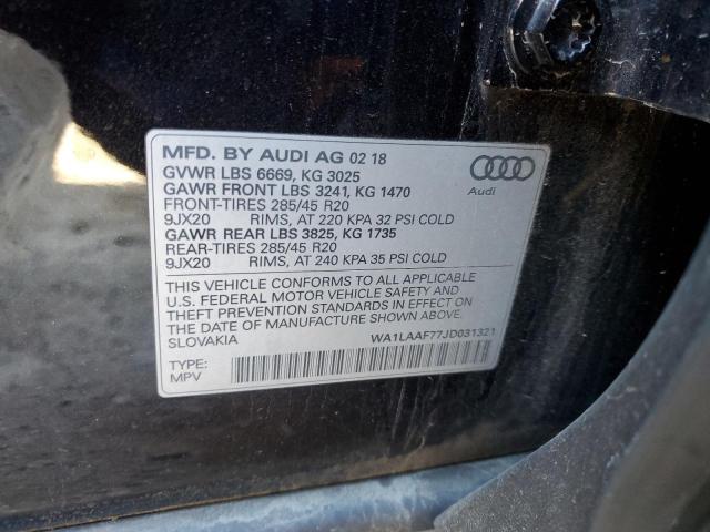 Photo 11 VIN: WA1LAAF77JD031321 - AUDI Q7 