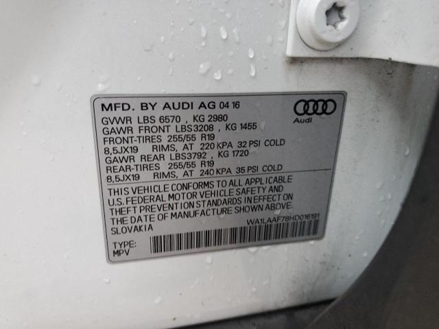 Photo 12 VIN: WA1LAAF78HD016191 - AUDI Q7 PREMIUM 