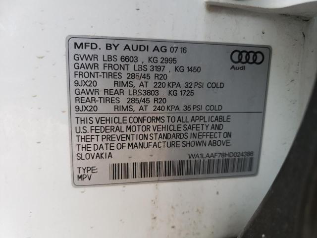 Photo 13 VIN: WA1LAAF78HD024386 - AUDI Q7 