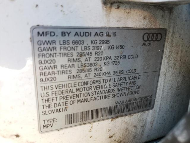 Photo 12 VIN: WA1LAAF78HD035680 - AUDI Q7 