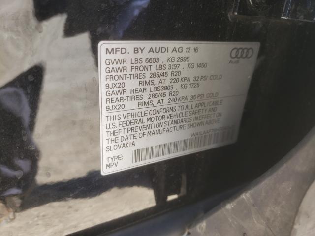 Photo 9 VIN: WA1LAAF78HD040300 - AUDI Q7 PREMIUM 