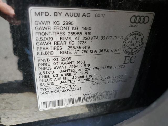 Photo 13 VIN: WA1LAAF78HD056223 - AUDI Q7 PREMIUM 