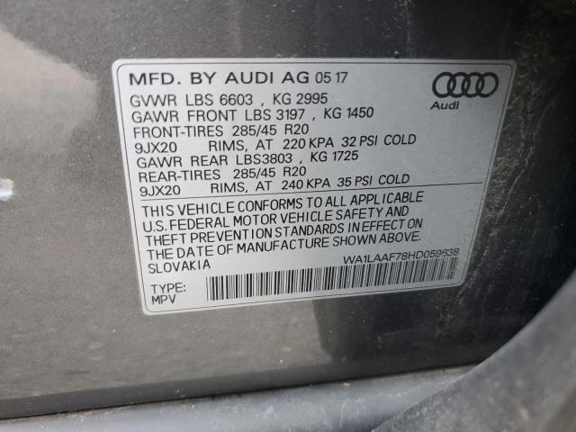 Photo 11 VIN: WA1LAAF78HD059638 - AUDI Q7 