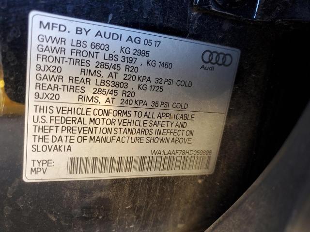 Photo 11 VIN: WA1LAAF78HD059896 - AUDI Q7 PREMIUM 