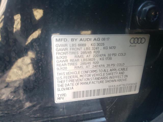 Photo 12 VIN: WA1LAAF78JD008243 - AUDI Q7 