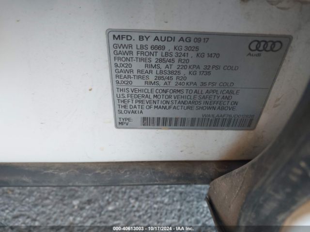 Photo 8 VIN: WA1LAAF78JD012826 - AUDI Q7 