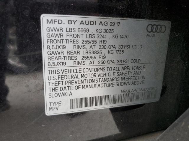 Photo 13 VIN: WA1LAAF78JD013975 - AUDI Q7 