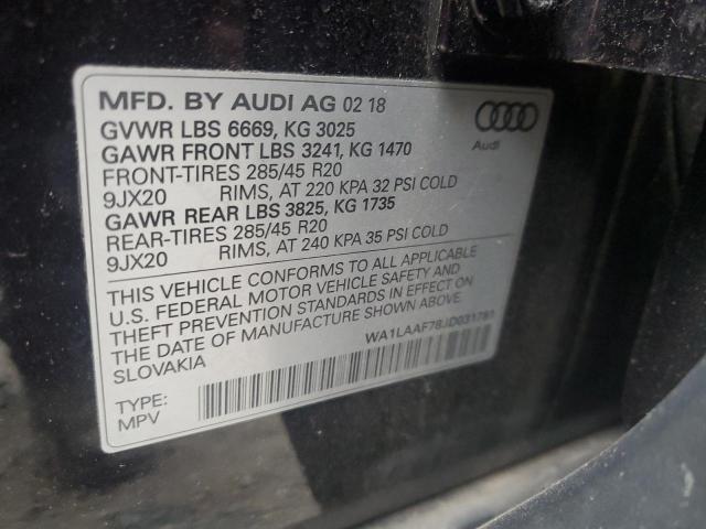 Photo 12 VIN: WA1LAAF78JD031781 - AUDI Q7 