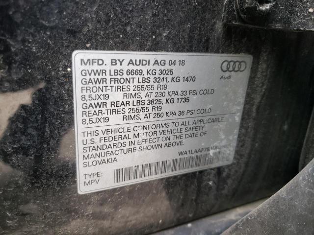 Photo 12 VIN: WA1LAAF78JD039606 - AUDI Q7 