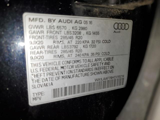 Photo 11 VIN: WA1LAAF79HD019214 - AUDI Q7 