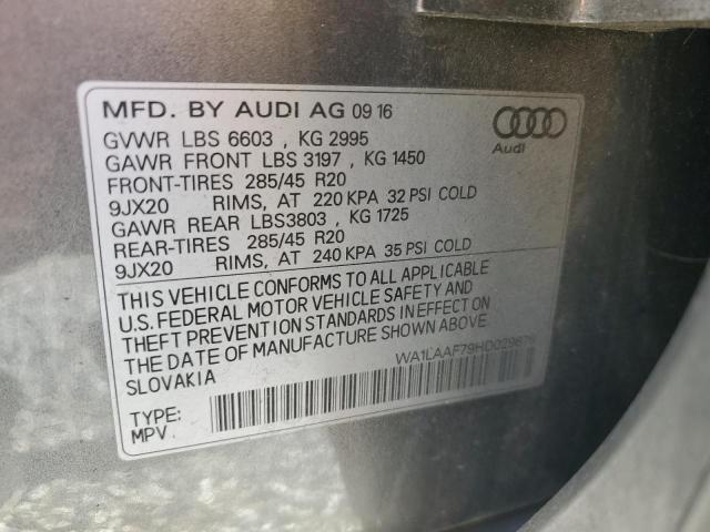 Photo 11 VIN: WA1LAAF79HD029676 - AUDI Q7 