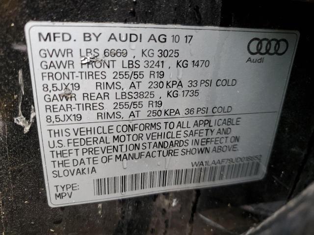 Photo 9 VIN: WA1LAAF79JD018652 - AUDI Q7 PREMIUM 