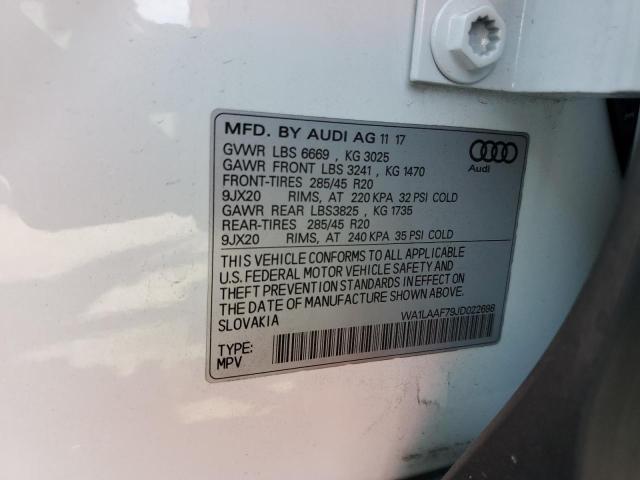 Photo 12 VIN: WA1LAAF79JD022698 - AUDI Q7 PREMIUM 