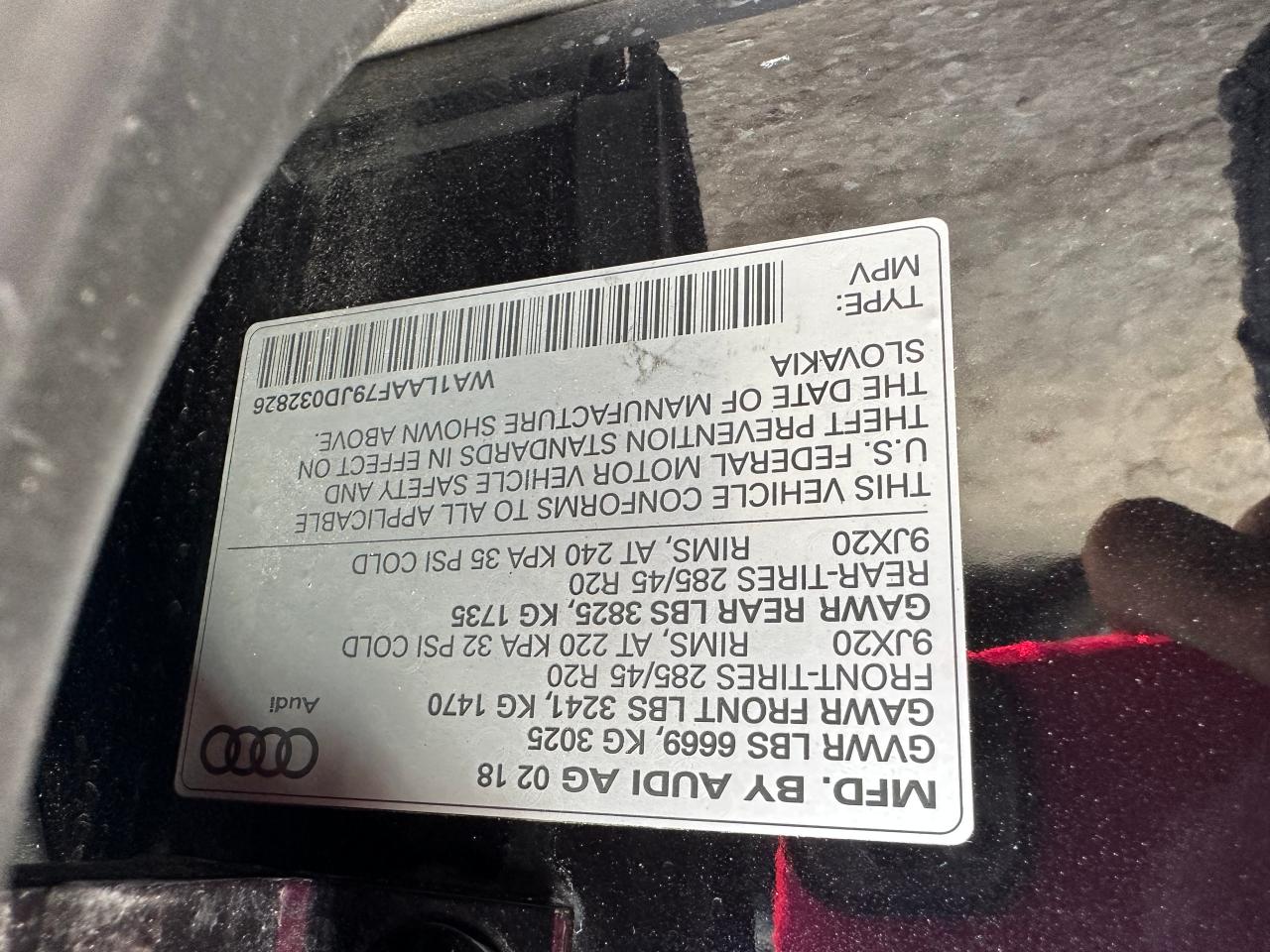 Photo 11 VIN: WA1LAAF79JD032826 - AUDI Q7 