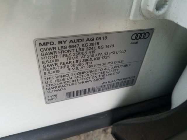 Photo 9 VIN: WA1LAAF79KD001223 - AUDI Q7 