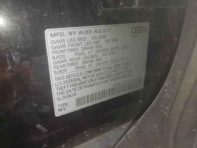 Photo 9 VIN: WA1LAAF7XHD047135 - AUDI Q7 PREMIUM 