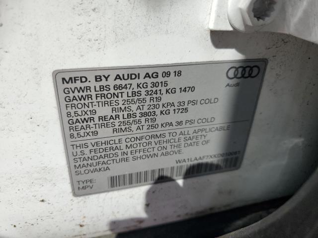 Photo 12 VIN: WA1LAAF7XKD010061 - AUDI Q7 