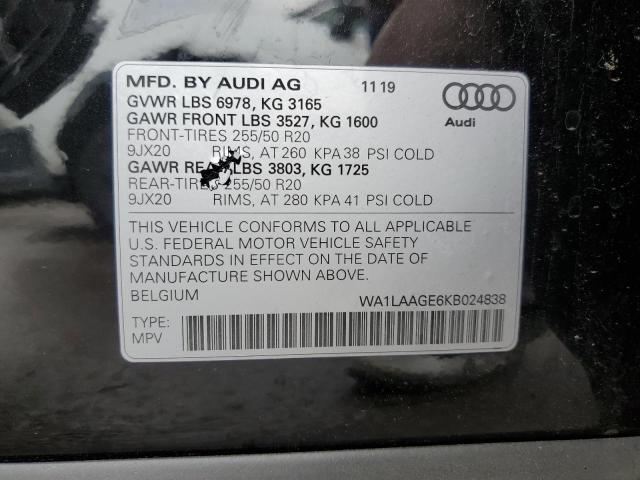 Photo 12 VIN: WA1LAAGE6KB024838 - AUDI E-TRON 