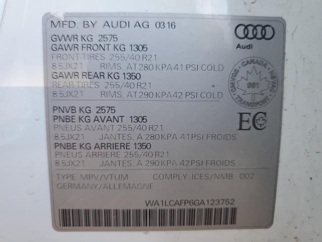 Photo 13 VIN: WA1LCAFP6GA123752 - AUDI SQ5 TECHNI 