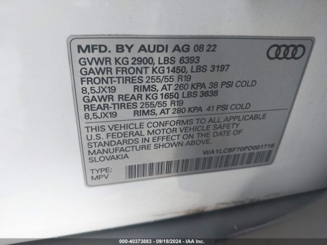 Photo 8 VIN: WA1LCBF70PD001716 - AUDI Q7 