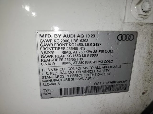 Photo 13 VIN: WA1LCBF70RD005865 - AUDI Q7 PREMIUM 