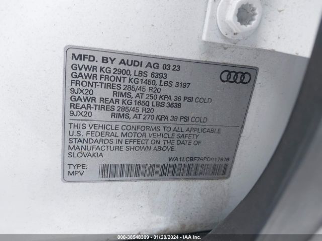 Photo 8 VIN: WA1LCBF76PD017676 - AUDI Q7 