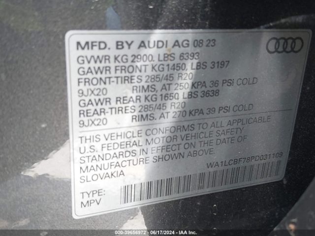 Photo 8 VIN: WA1LCBF78PD031109 - AUDI Q7 