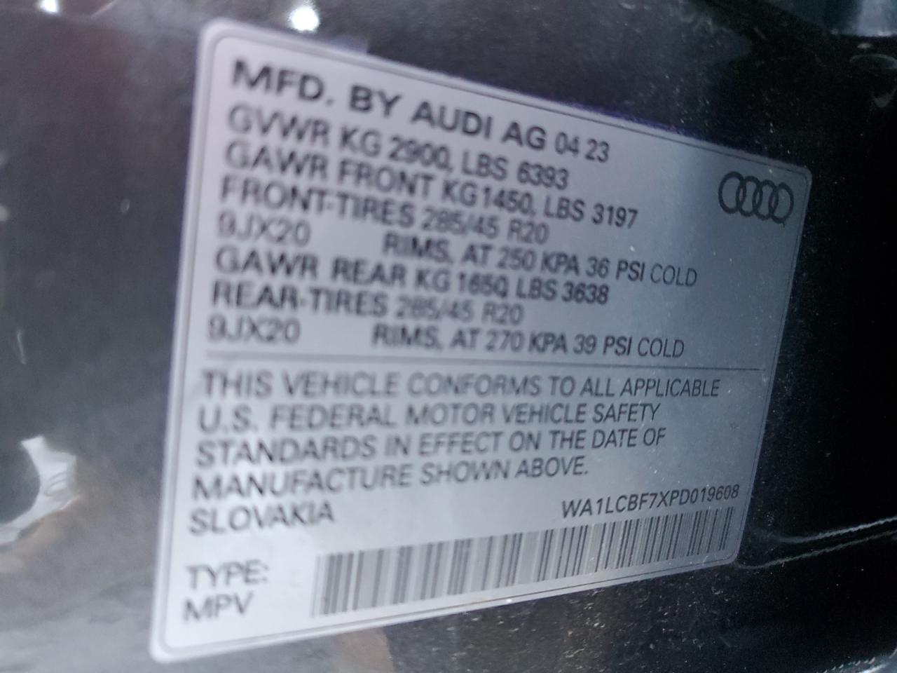 Photo 13 VIN: WA1LCBF7XPD019608 - AUDI Q7 