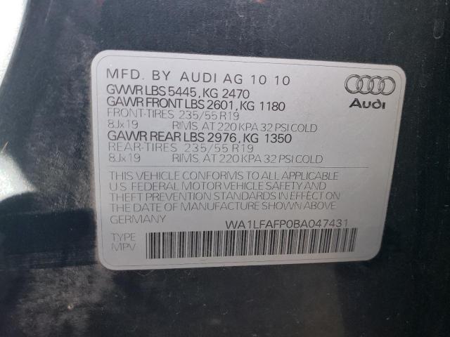 Photo 12 VIN: WA1LFAFP0BA047431 - AUDI Q5 PREMIUM 