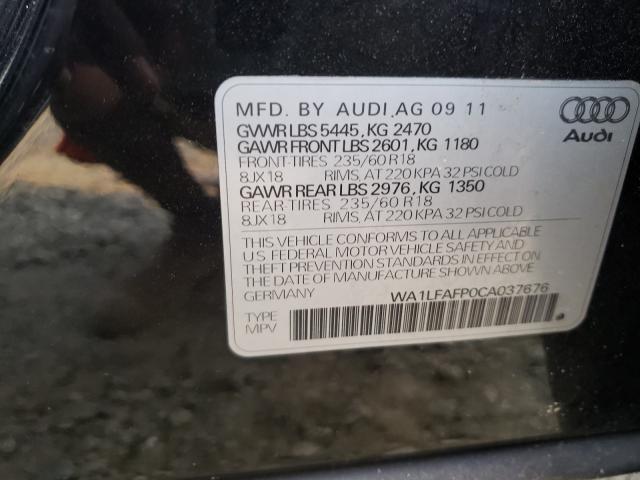 Photo 9 VIN: WA1LFAFP0CA037676 - AUDI Q5 PREMIUM 