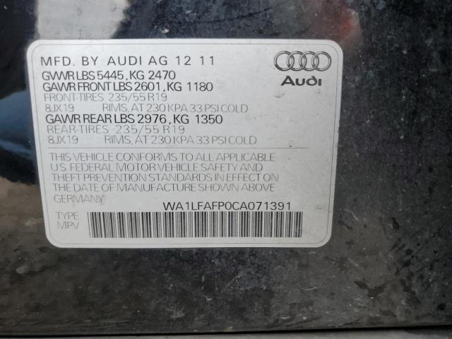 Photo 12 VIN: WA1LFAFP0CA071391 - AUDI Q5 PREMIUM 