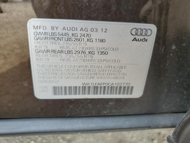 Photo 12 VIN: WA1LFAFP0CA102770 - AUDI Q5 