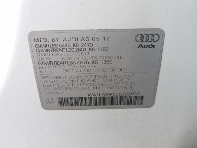 Photo 9 VIN: WA1LFAFP0CA122033 - AUDI Q5 